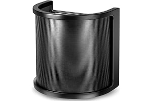 3-Layer Pop Filter Metal Mesh Windscreen