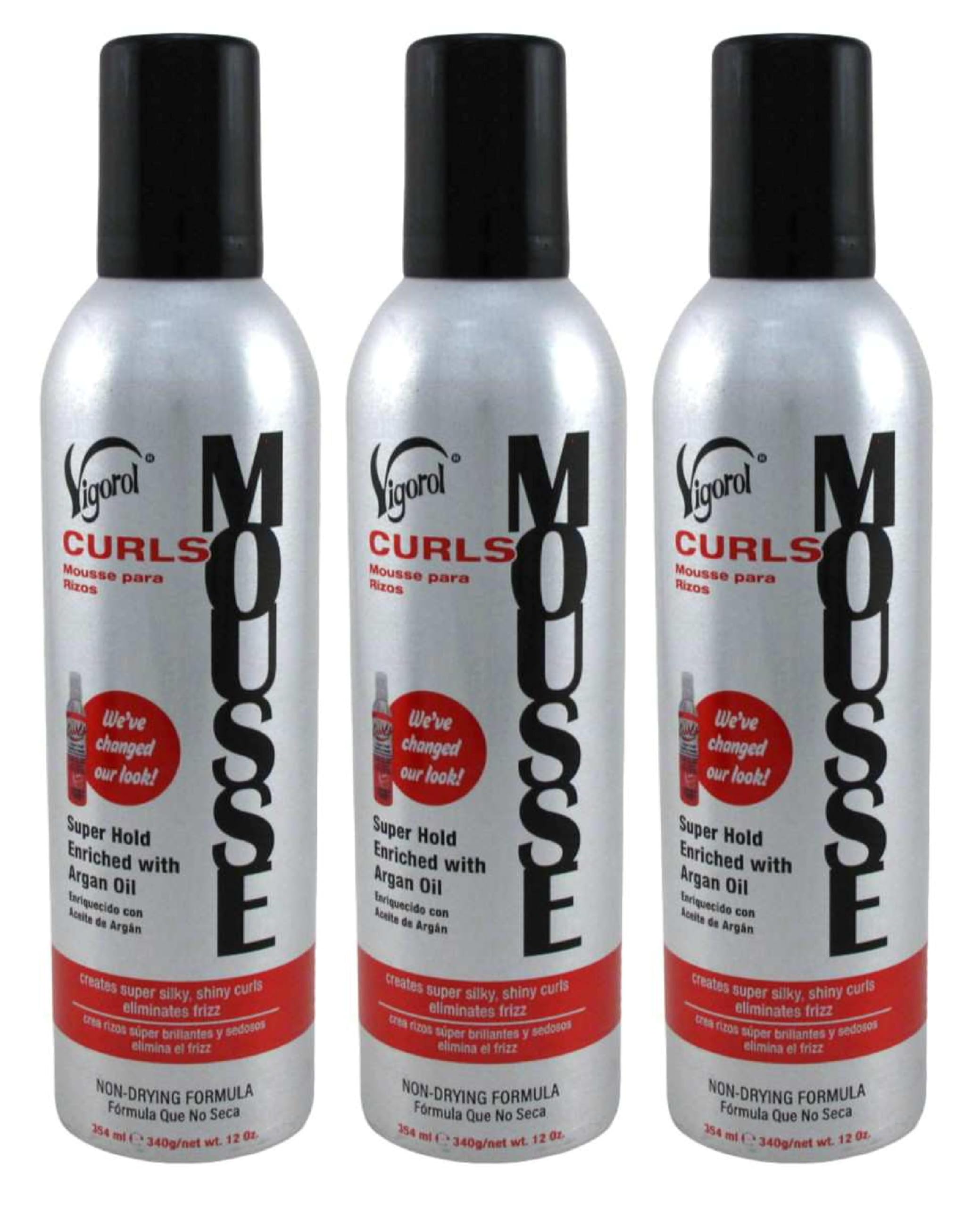 Vigorol Mousse Curls 12oz (3 Pack)