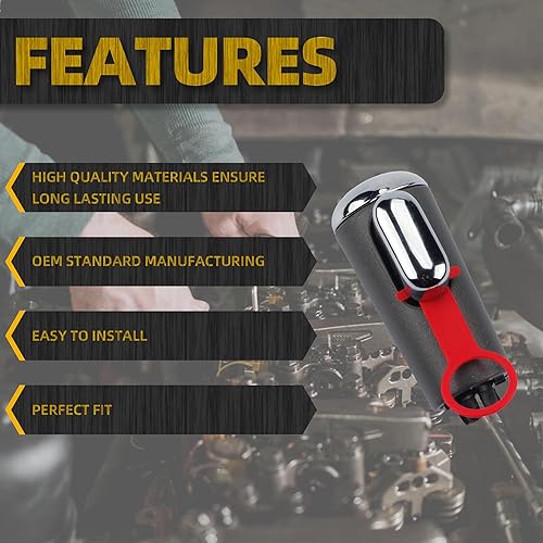 Miniatura 3 de Dasbecan Ensamblaje de palanca de cambios de transmisión automática compatible con Ford F150 2004 2005 2006 Reemplaza# 4L3Z-7213-BA 4L3Z7213BA