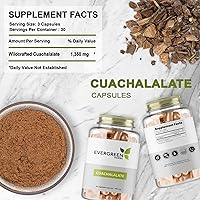 Vista 2 de Evergreen Herbs Cuachalalate Herb (Amphipetyglum Adstringens) - Bolsa de pie resellable para garantizar la frescura. (Cápsulas)