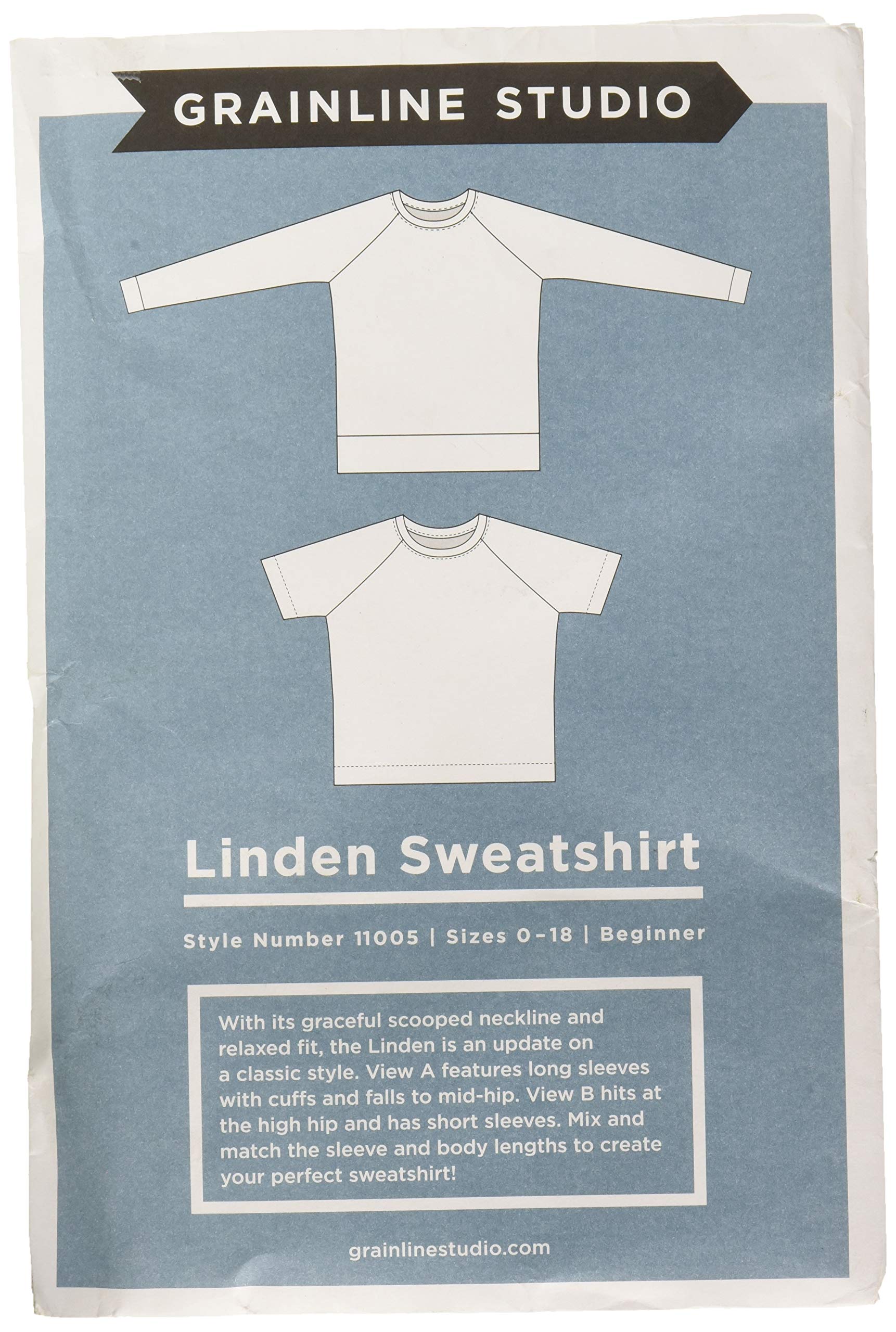 Grainline Studio Linden Sweatshirt Ptrn