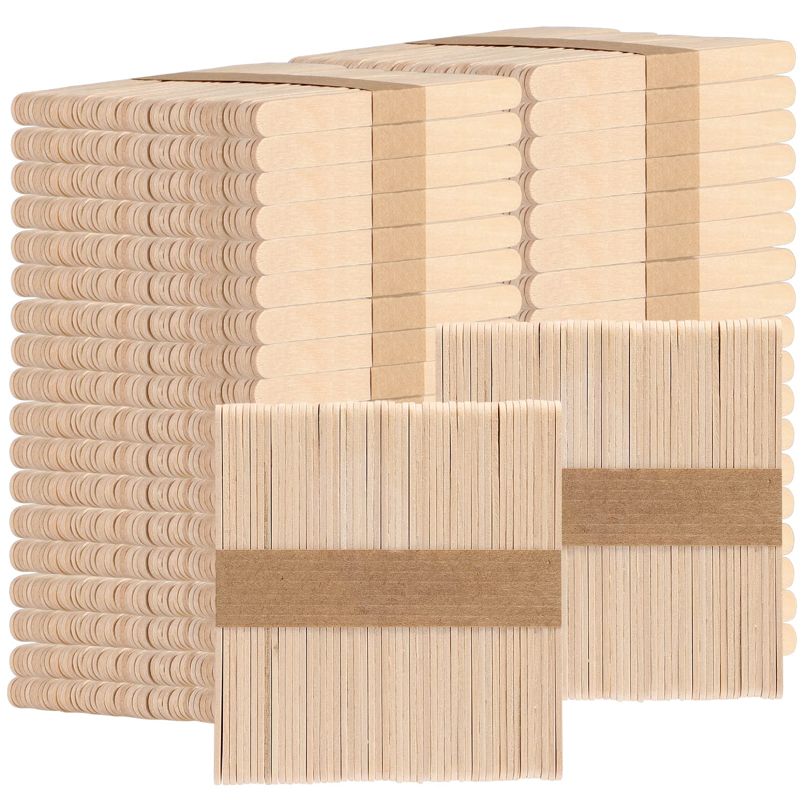 KEILEOHO 2000 bastoncini per lecca lecca, 11,4 cm, bastoncini in legno di betulla, 114 x 10 x 2 mm