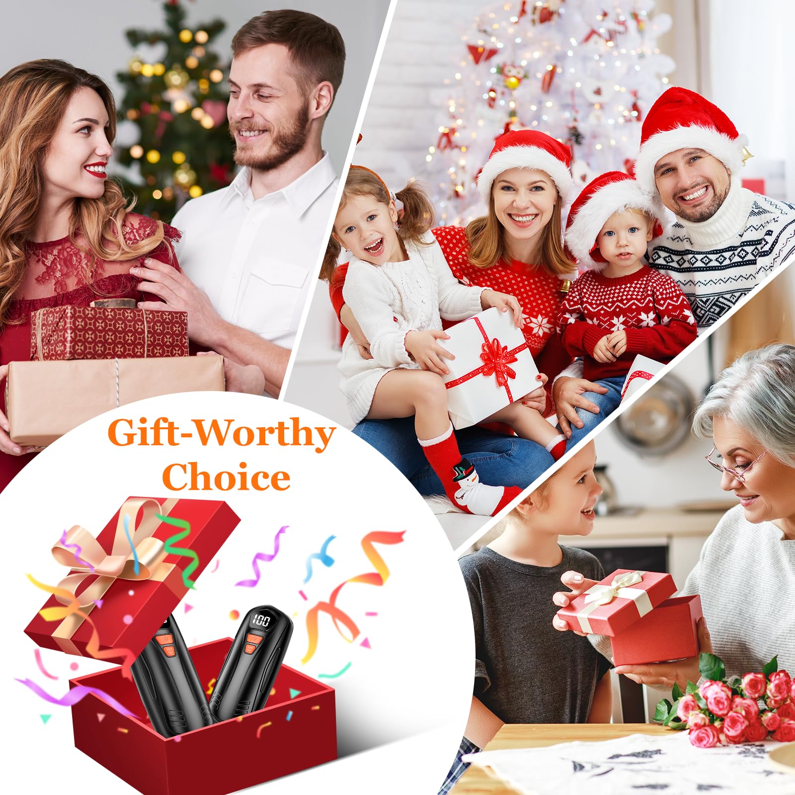 AI Hand Warmers Rechargeable 2 Pack, AI Smart Chips Electric Hand Warmers, Long Lasting Safe Heat, Portable Pocket Heater, Gifts for Christmas, Outdoor, Golf, Hunting, Camping Accessories -Black