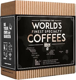 Original Gourmet Coffee Gift Set for Men & Women - 7 World's Finest Single Origin Specialty & Organic Coffees in Innovative Brewers | Sampler Box for Coffee Lover to Brew & Enjoy Anytime, Anywhere