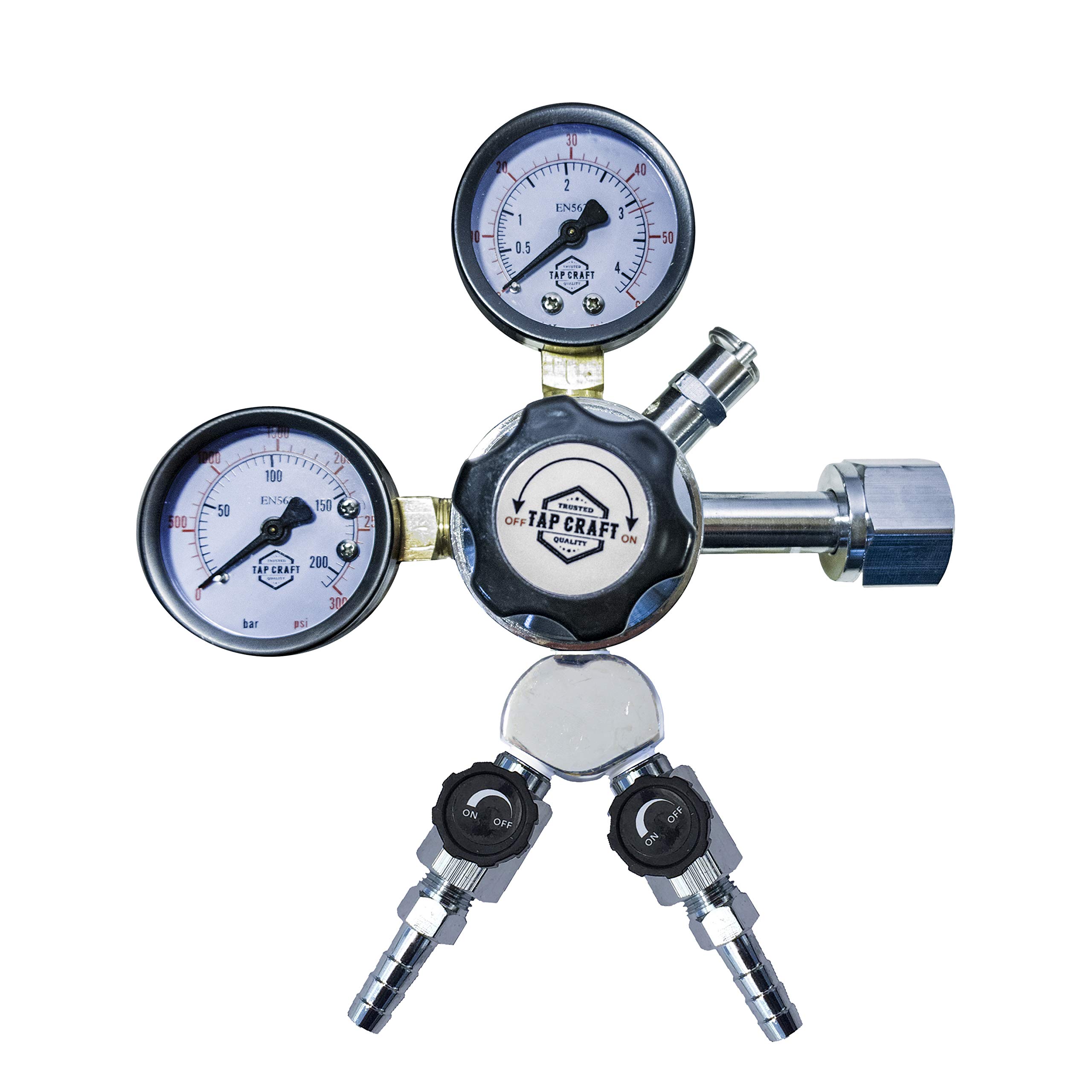 Standard Double Faucet Door Mount Kegerator Keg Tap Conversion Kit