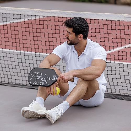 Miniatura 7 de Bison Paddles Thermoformed Carbon Fiber Pickleball Paddle - Professional Grade Construction for Maximum Spin and Power  Paddle Tuning Kit Included