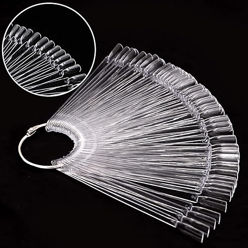 Miniatura 4 de Muestrario de uñas, natural, suministros de arte en uñas, exhibidor de arte en uñas con esmalte y hazlo tú misma en casa