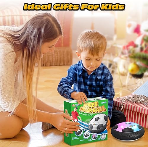 Miniatura 7 de Hover - Balón de fútbol para niños, regalos para niños de 3, 4, 5, 6, 7, 8 años, pelota de fútbol para niños con luz LED, pelota de fútbol flotante