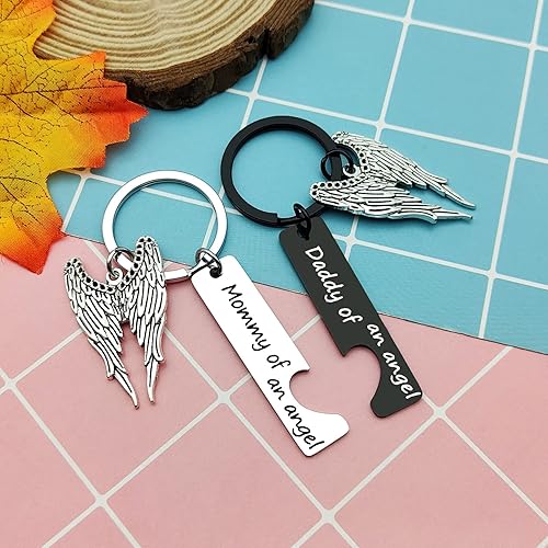 Miniatura 7 de Heigebi Llavero conmemorativo para bebé, regalos de condolencias para pérdida de bebé, recuerdo para la pérdida del hijo de papá, mamá