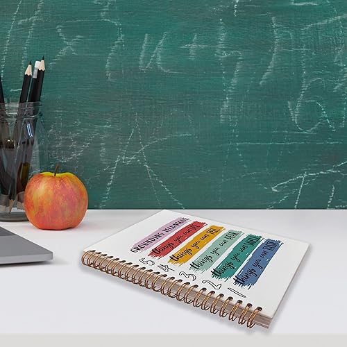 Miniatura 3 de Cuaderno de espiral de técnicas de tierra de salud mental de 5.5 x 8.3 pulgadas, cuaderno de espiral de tapa dura con forro de psicología, regalos