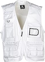 Smanicato Da Lavoro Uomo - Giubbotto Senza Maniche, Giacca Smanicata Pesca Sportiva Non Imbottita, Giubbino Con Fodera Retinata e due ampie tasche con zip, Modello SAF