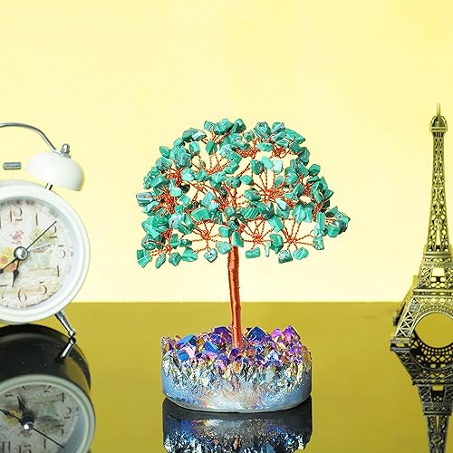 Miniatura 4 de FASHIONZAADI Árbol de gemas - Accesorios de meditación - Decoraciones de cristal para el hogar - Regalos de escritorio de oficina - Decoración de