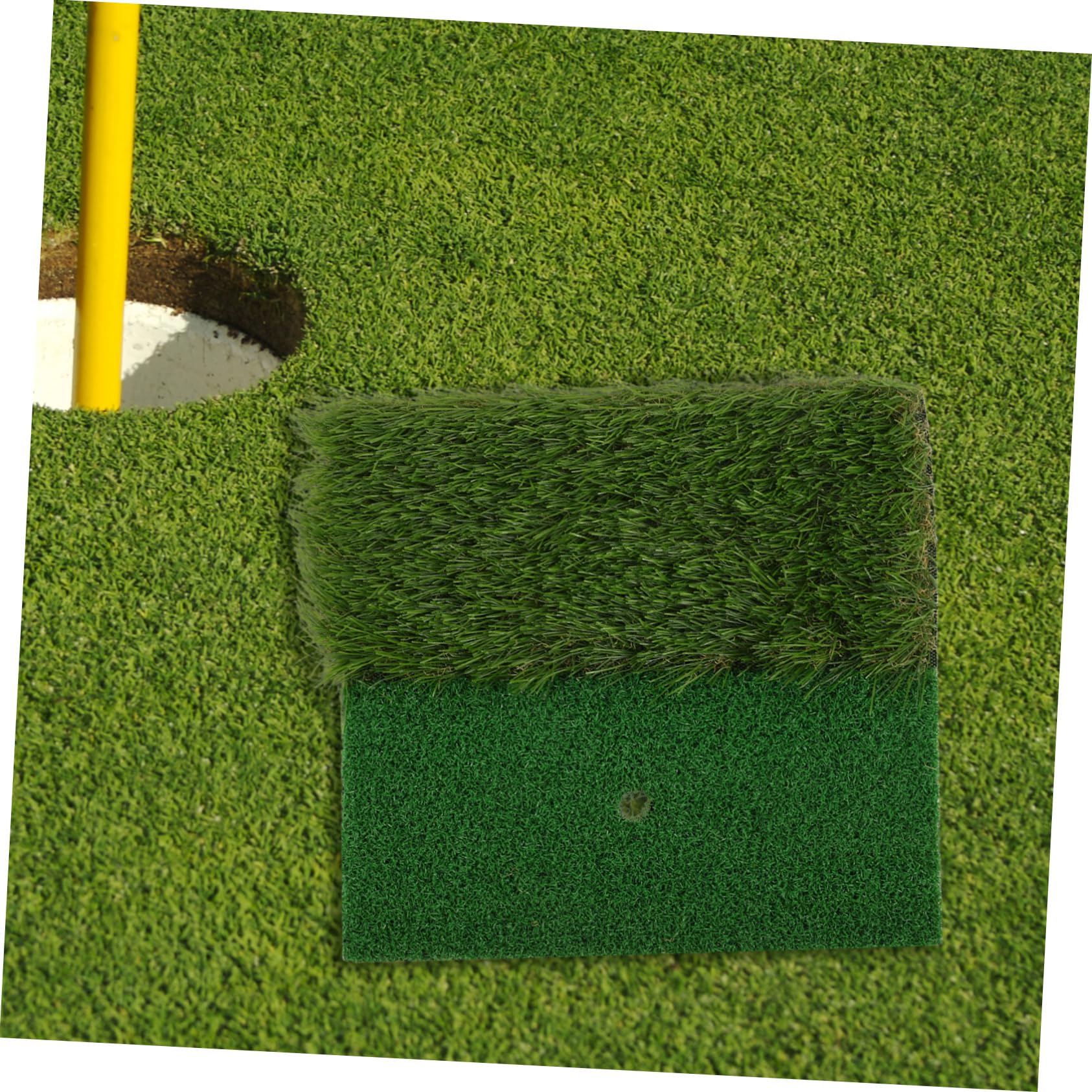 GOOHOCHY Golf Training Mat Color Indoor Golf Practice Turf for Swinging and Chipping Portable Golf Accessory for Home Use