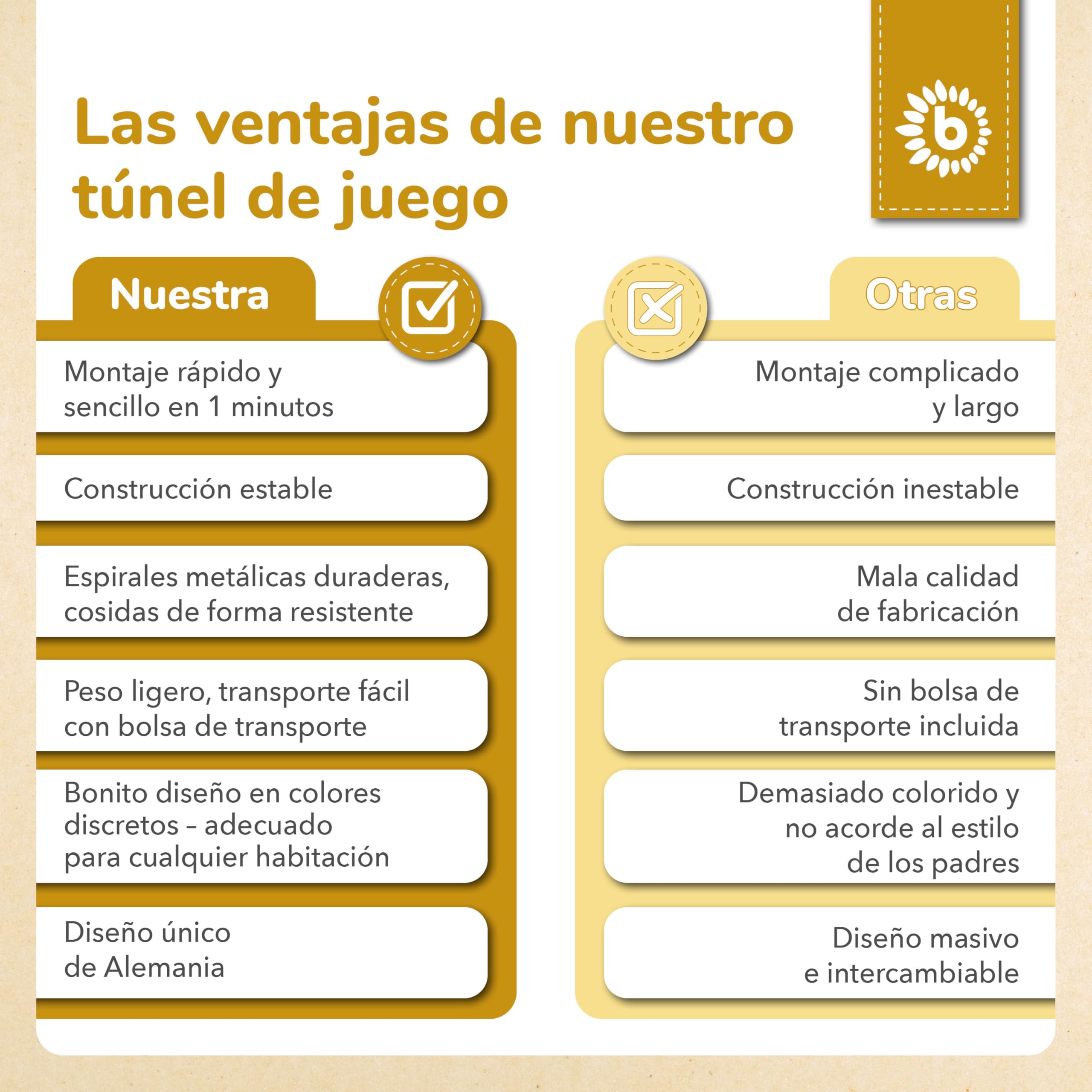 Bieco XXL Túnel Gateable Dots | 180 x 46 cm | Tunel de Juego para Crianzas | Parque Infantil Exterior con Piscina