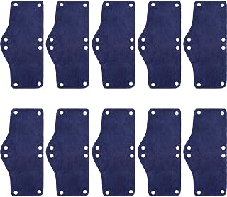 10 Pack Hard Hat Sweatband Cotton Sweatband Hard Hat Liner Washable Hard Safety Hat Sweatband Blue Sweatband Snap Hard Hat Accessories