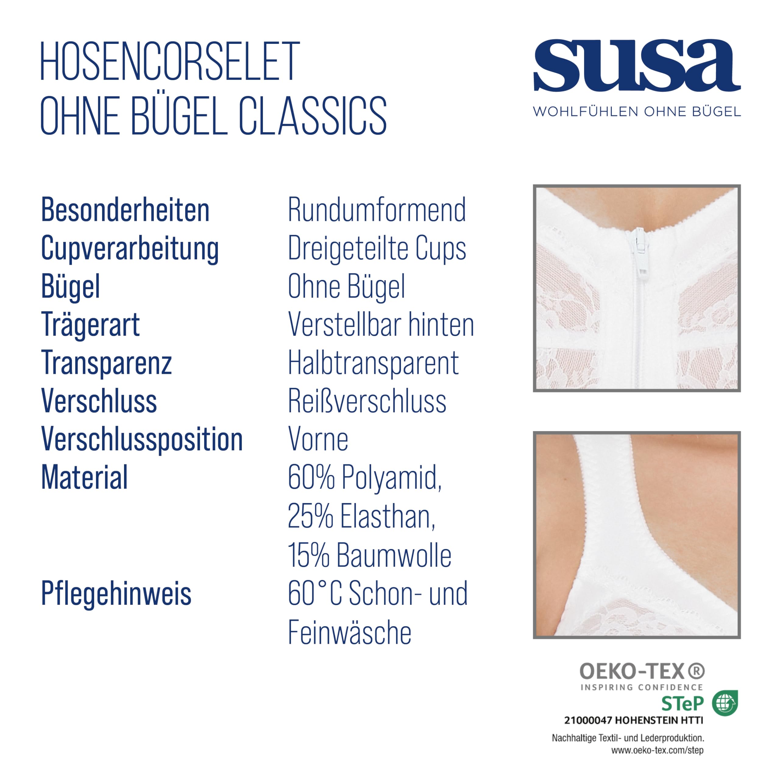 Susa Women's Bodysuit, Semi transparent