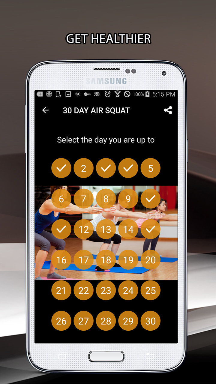 30 Day Air Squat Challenge - App on Amazon Appstore