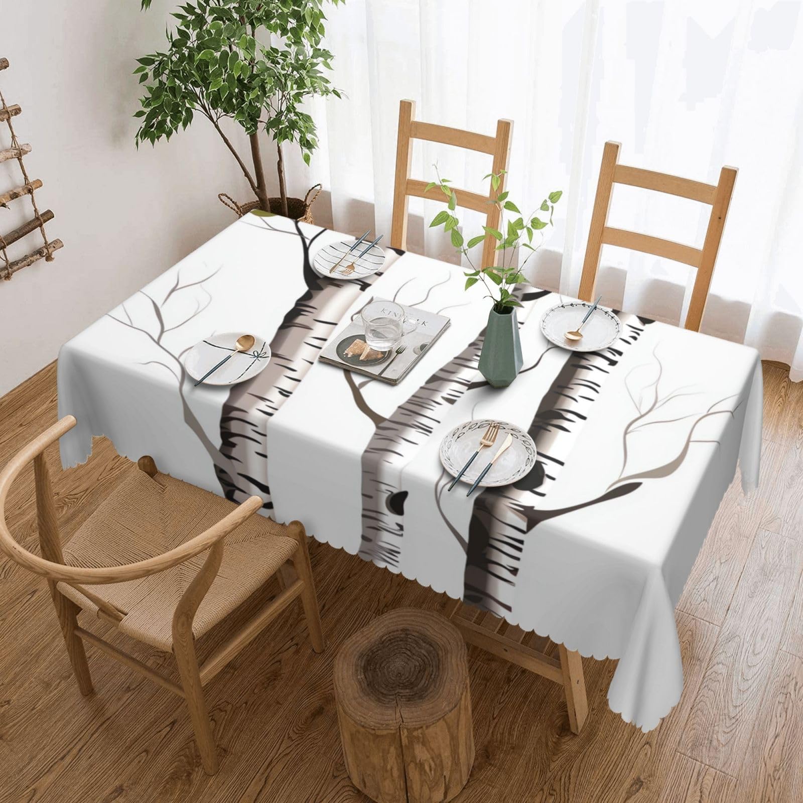 Nappe rectangulaire anti-pli OUSIKA fini les corvées de repassage