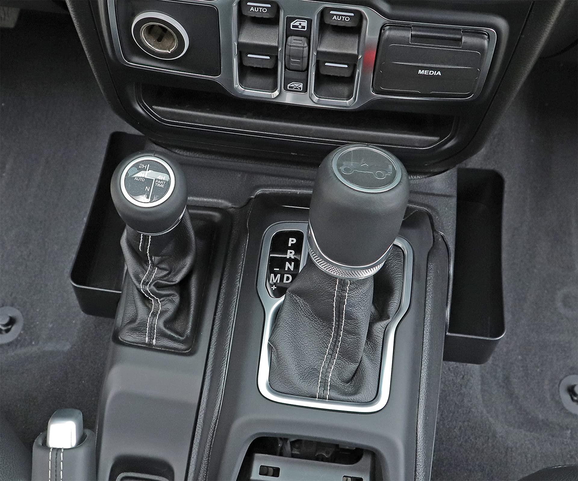 Center Console Gear Shift Side Organizer Tray Storage Box for 20182021