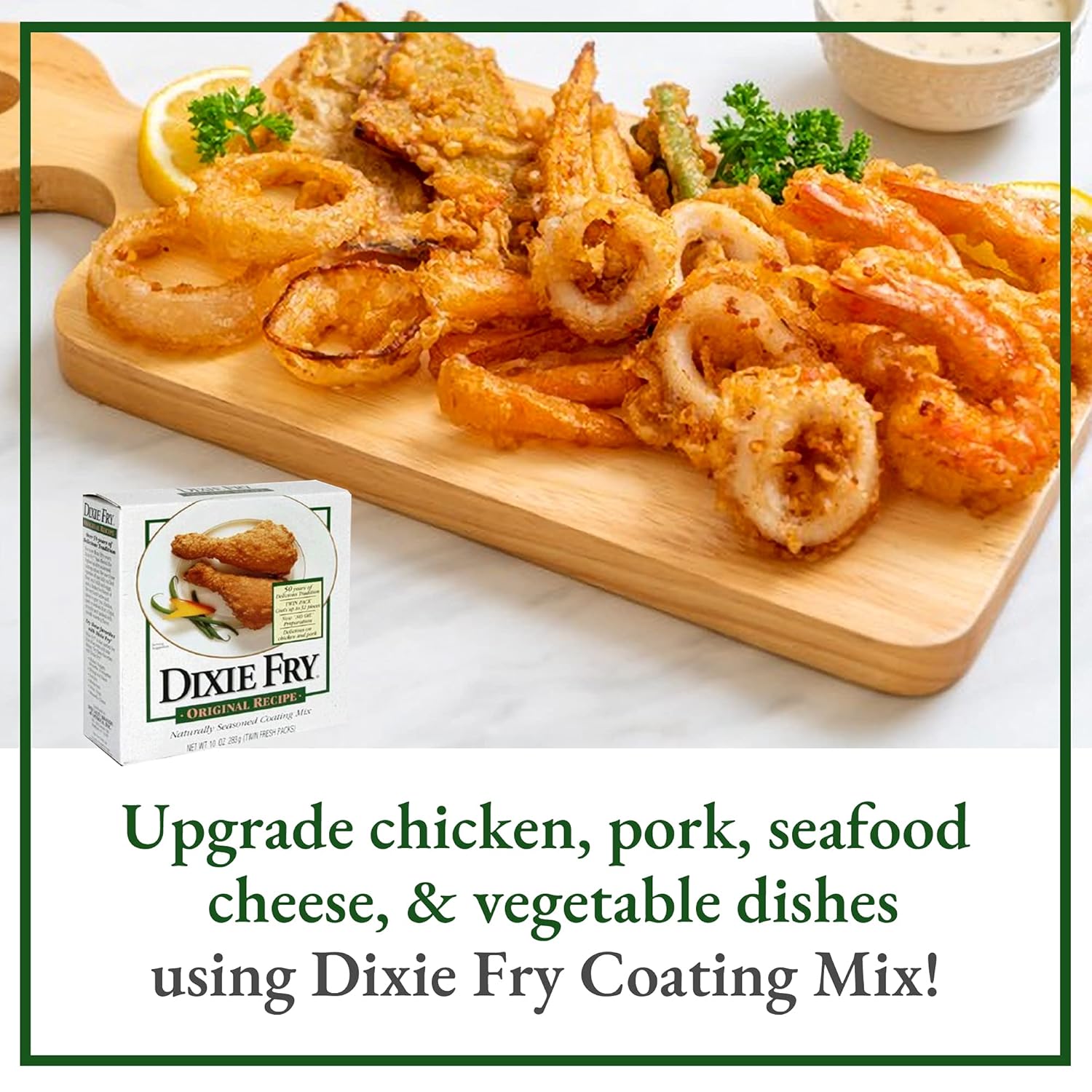 10-Ounce Original Recipe Coating Mix for Fried Chicken, Pork Chops, & Seafood (Pack of 6)