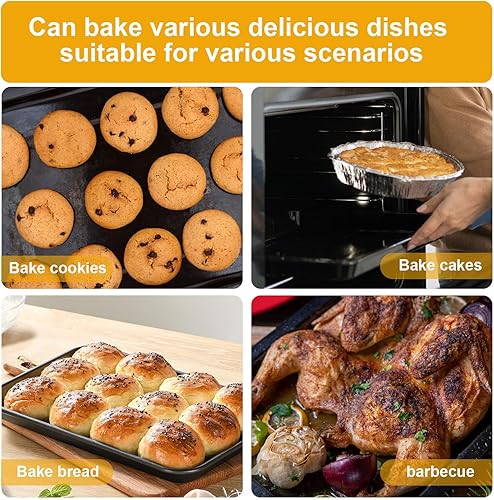 Miniatura 5 de Sartén antiadherente para hornear de 13 x 13 pulgadas, bandeja de repuesto para Ninja SP100, SP101, SP201 Foodi 8 en 1, revestimiento premium,