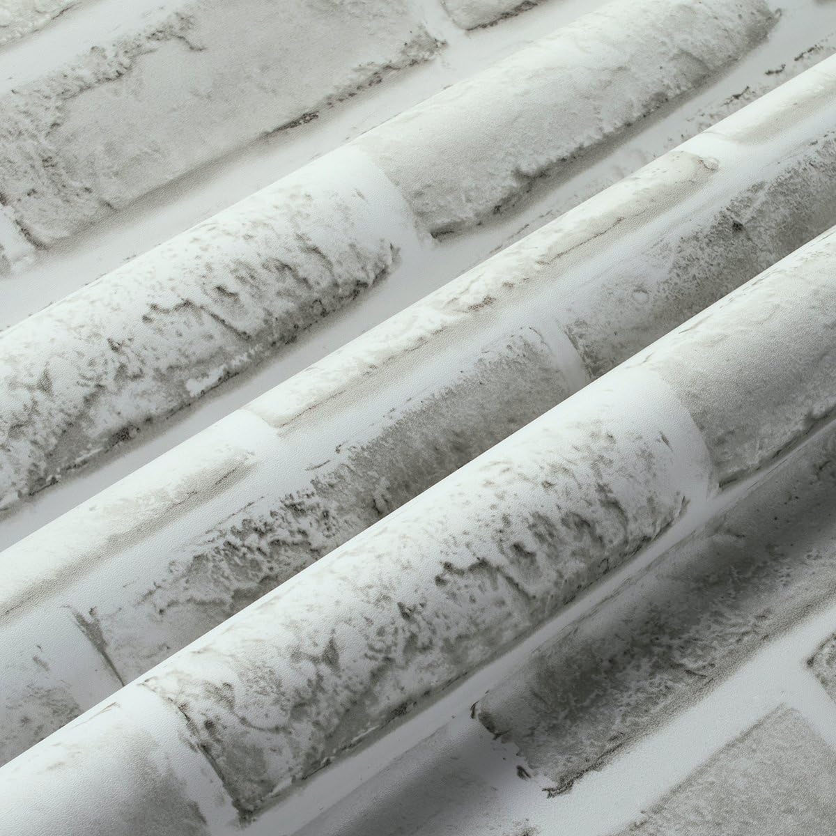 Wallpaper Brick, Removable Self-Adhesive Contact Paper Roll for Room Decor (17.71x 197 inches)