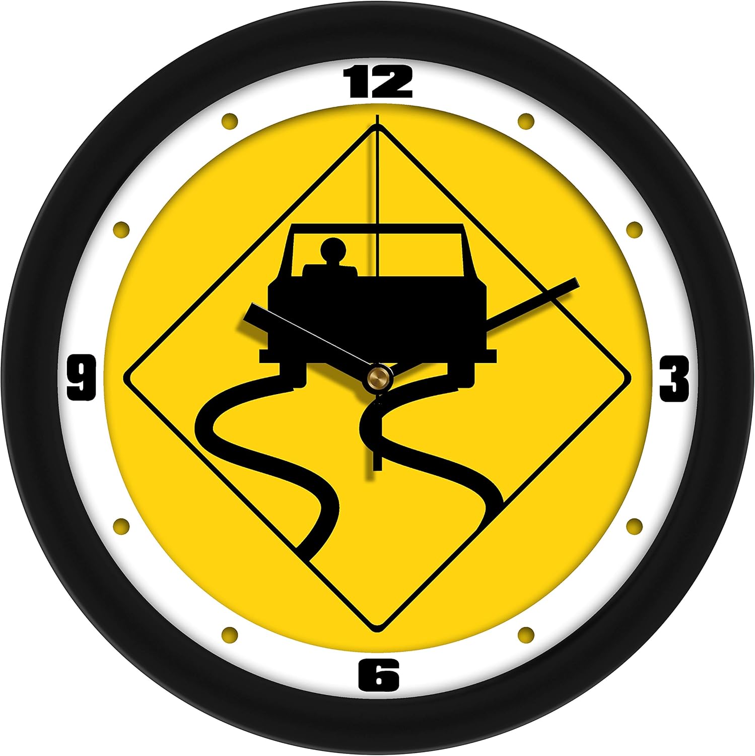 SunTime Wall Clock - Slippery When Wet