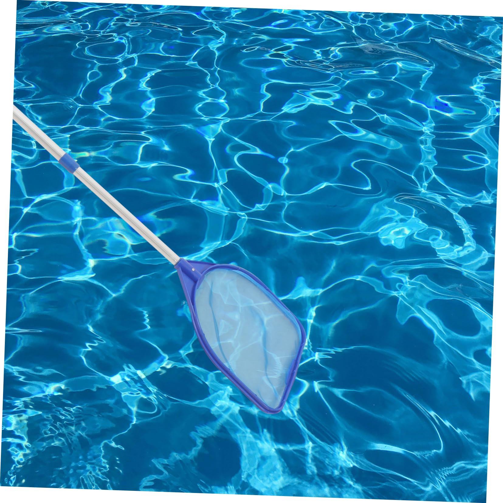 ÉPuisette TéLescopique pour Nettoyage De Piscine Outil Polyvalent en Plastique Et Aluminium pour Retirer DéBris Et Feuilles 132 Cm