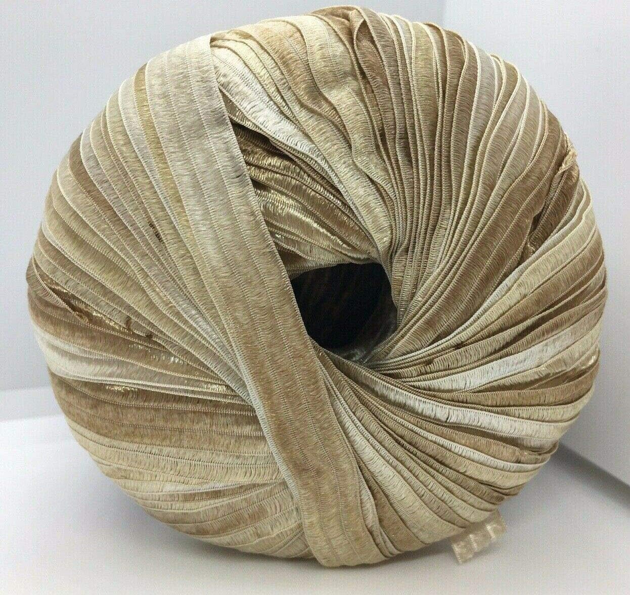 Memento Ribbon Yarn - 50 Gram, 88 Yards, 3/8 Wide - #152 Sandstone - Beige, Tan