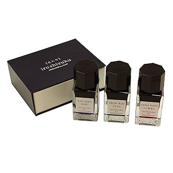 Pilot 万年筆 3本とインクセット Pilot 万年筆 3本とインクセット 万年筆インク 色彩雫ミニボトル