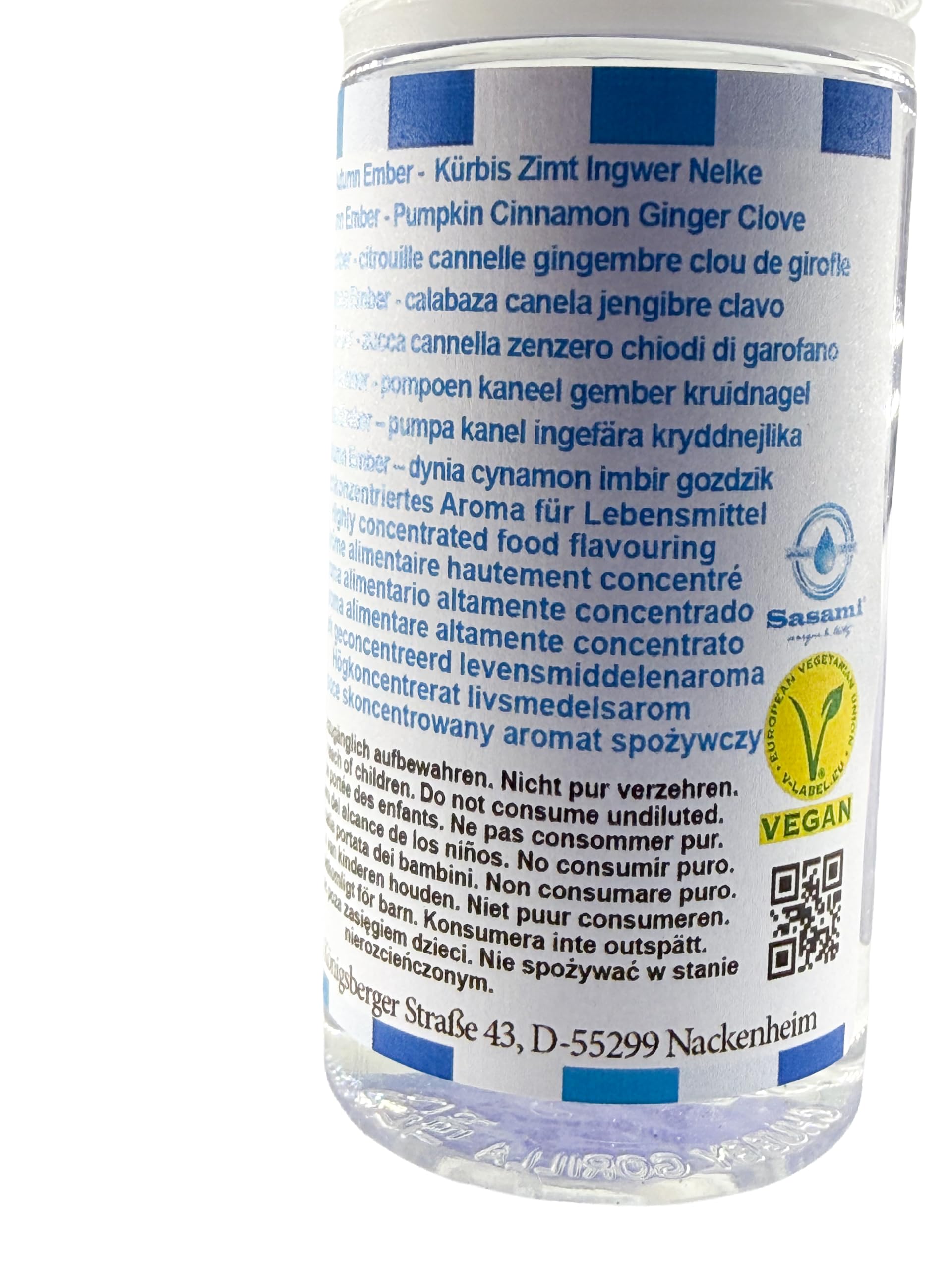 Autumn Ember – dynia cynamon imbir goździk aromat koncentrat – Wegański – Sasami – 100ml