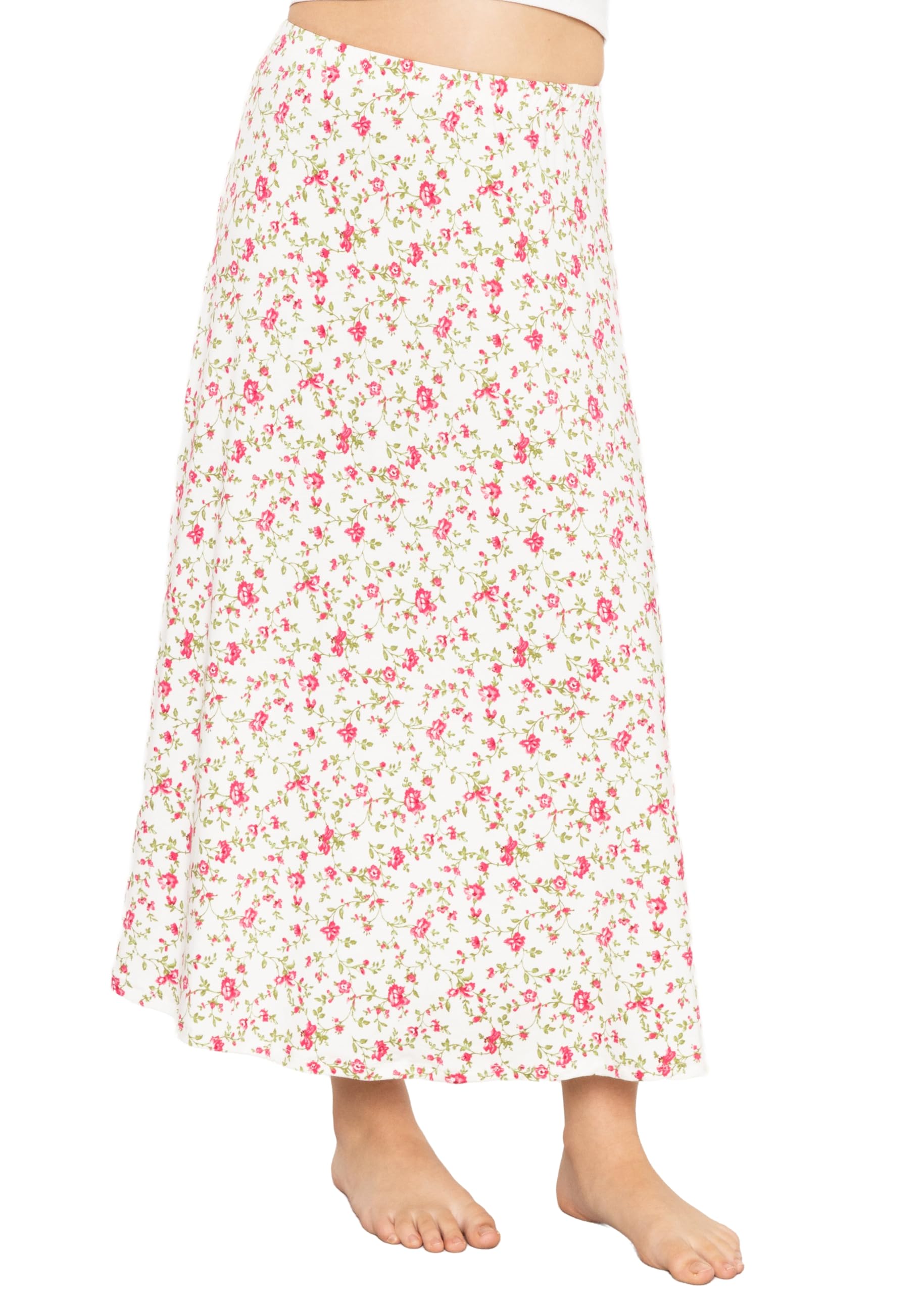 STRETCH IS COMFORT Girls Skirts Flowy A Line Knee Length and Ankle Length