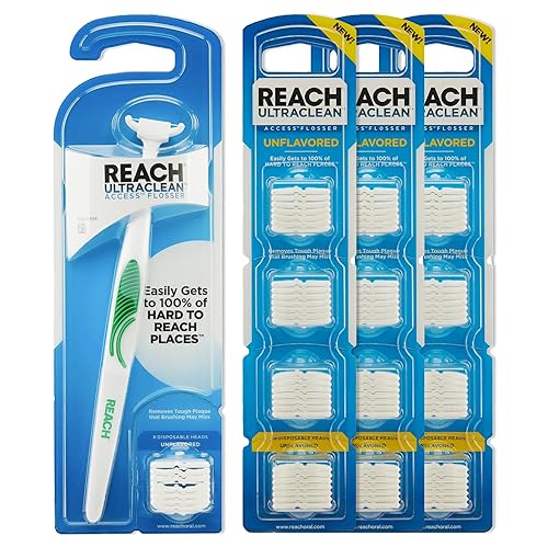 Miniatura 18 de REACH Ultraclean Access - Kit de iniciación de hilo dental, sin sabor, removedor de placa para dientes, para áreas difíciles de Reach y cuidado