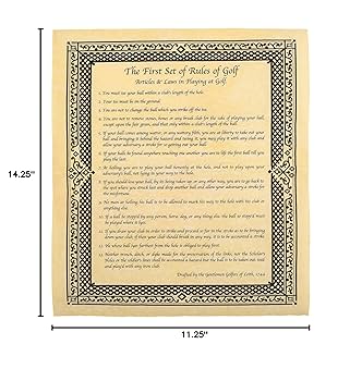 Amazon.com: Our Amendments - The First Set of Rules of Golf