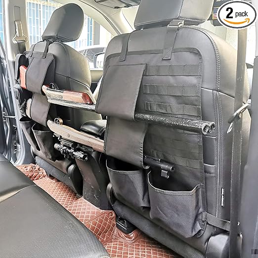 Automotive Gun Racks Vehicle Seat Back Rifle Gun Holder for Hunting Accessories Storage and Organizer, Deer/Duck Hunting Gift for Men