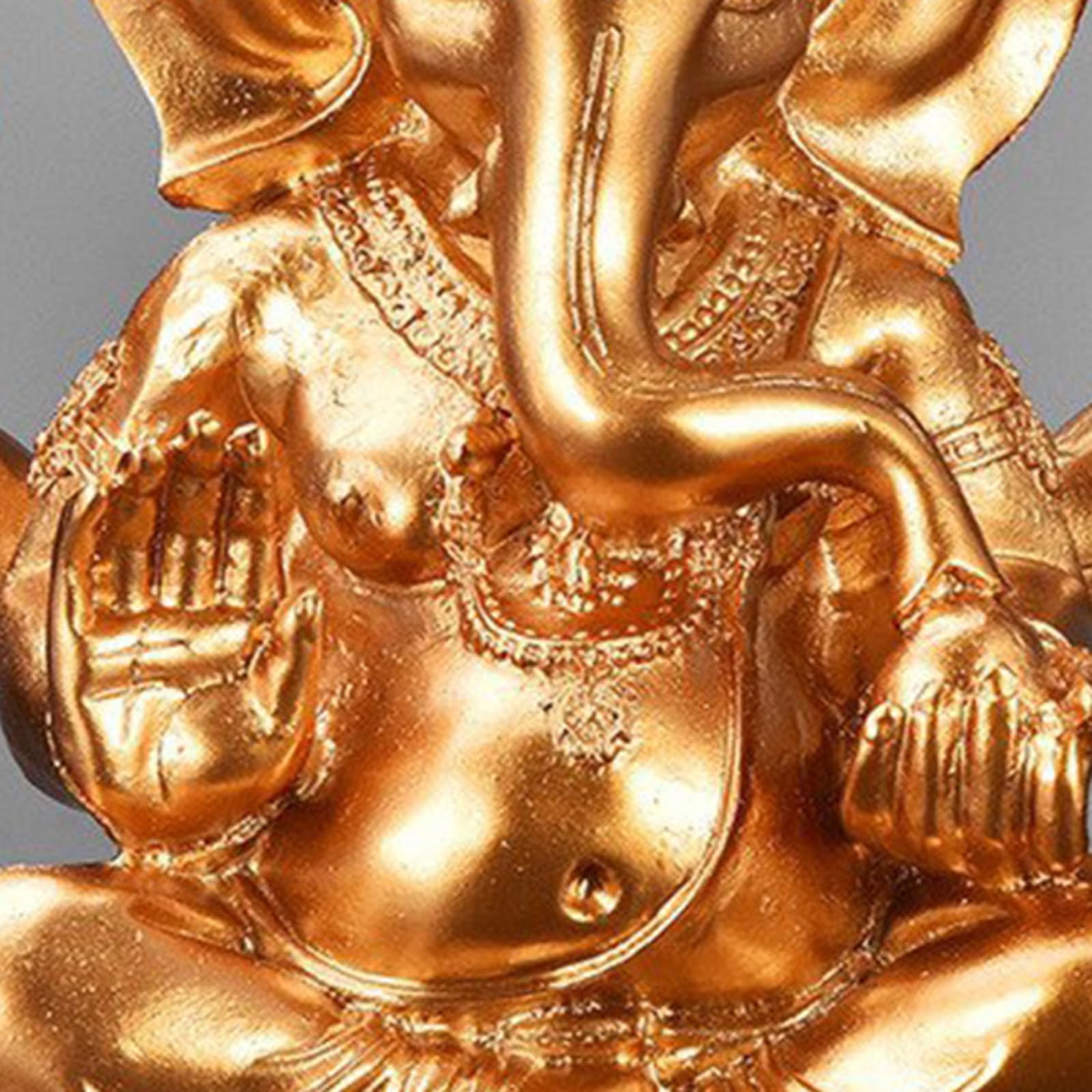 Estatua de Buda Ganesh - Estatua de Buda para decoración del hogar - Estatua de elefante para jardín al aire libre