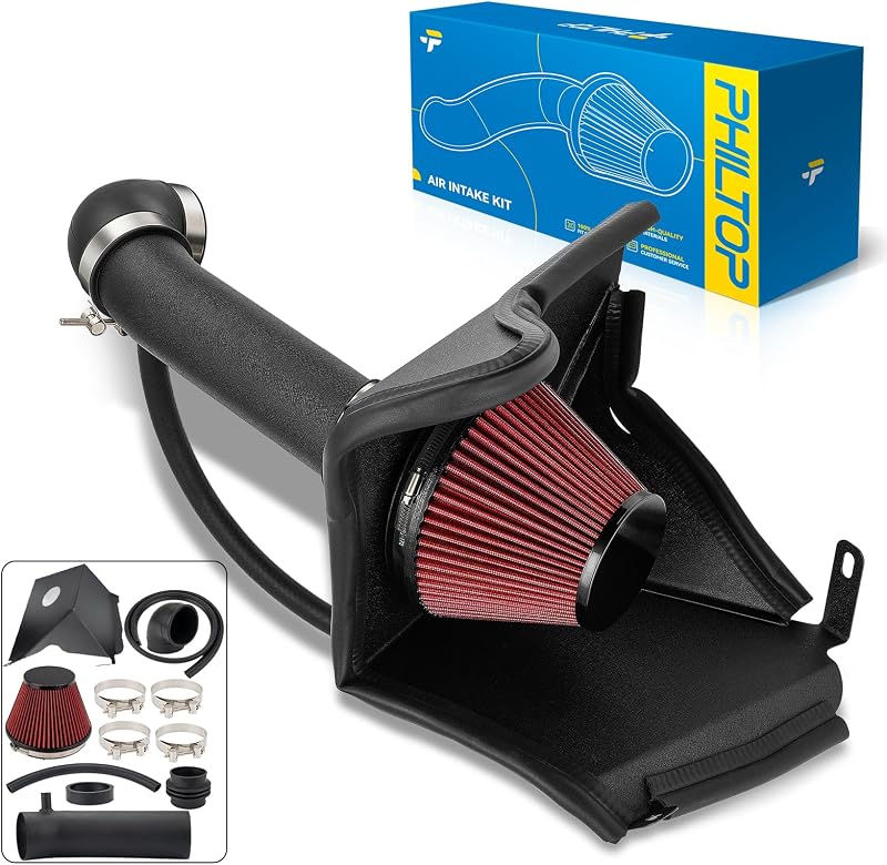 Kit de admissão de ar frio PHILTOP 3" para Jeep Cherokee 1991 a 2001 – 1 kit