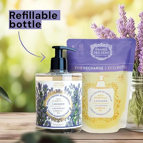 Miniatura 67 de Panier des Sens - Jabón líquido de manos - Jabón de manos con almendras - Jabón de manos hidratante francés de Marsella con aceite de coco - Cocina