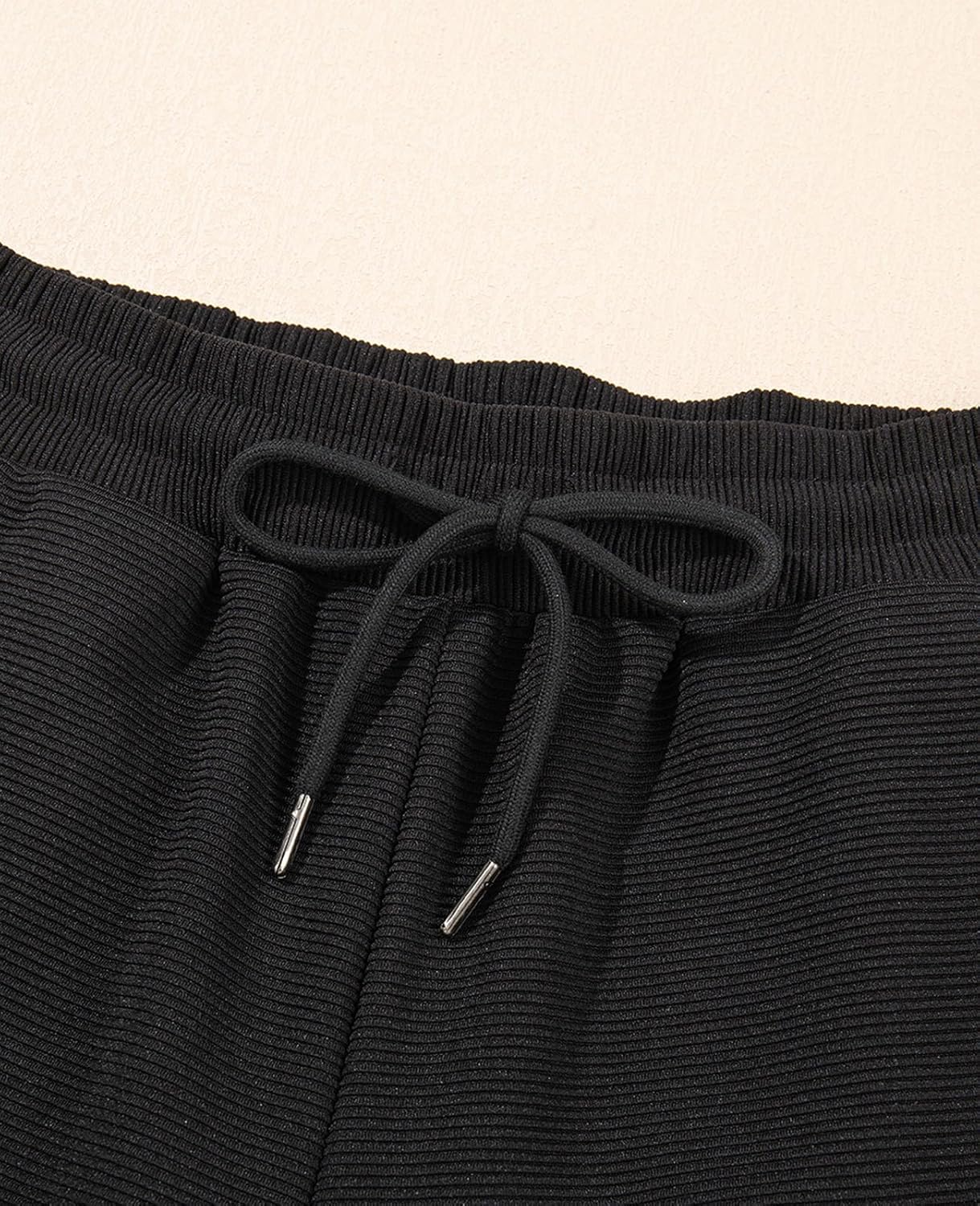 SELINK Two Piece Sets for Women Summer Outfits Ruffle Cap Sleeve Zip Top Wide Leg Pants Lounge Set Tracksuits - Image 6