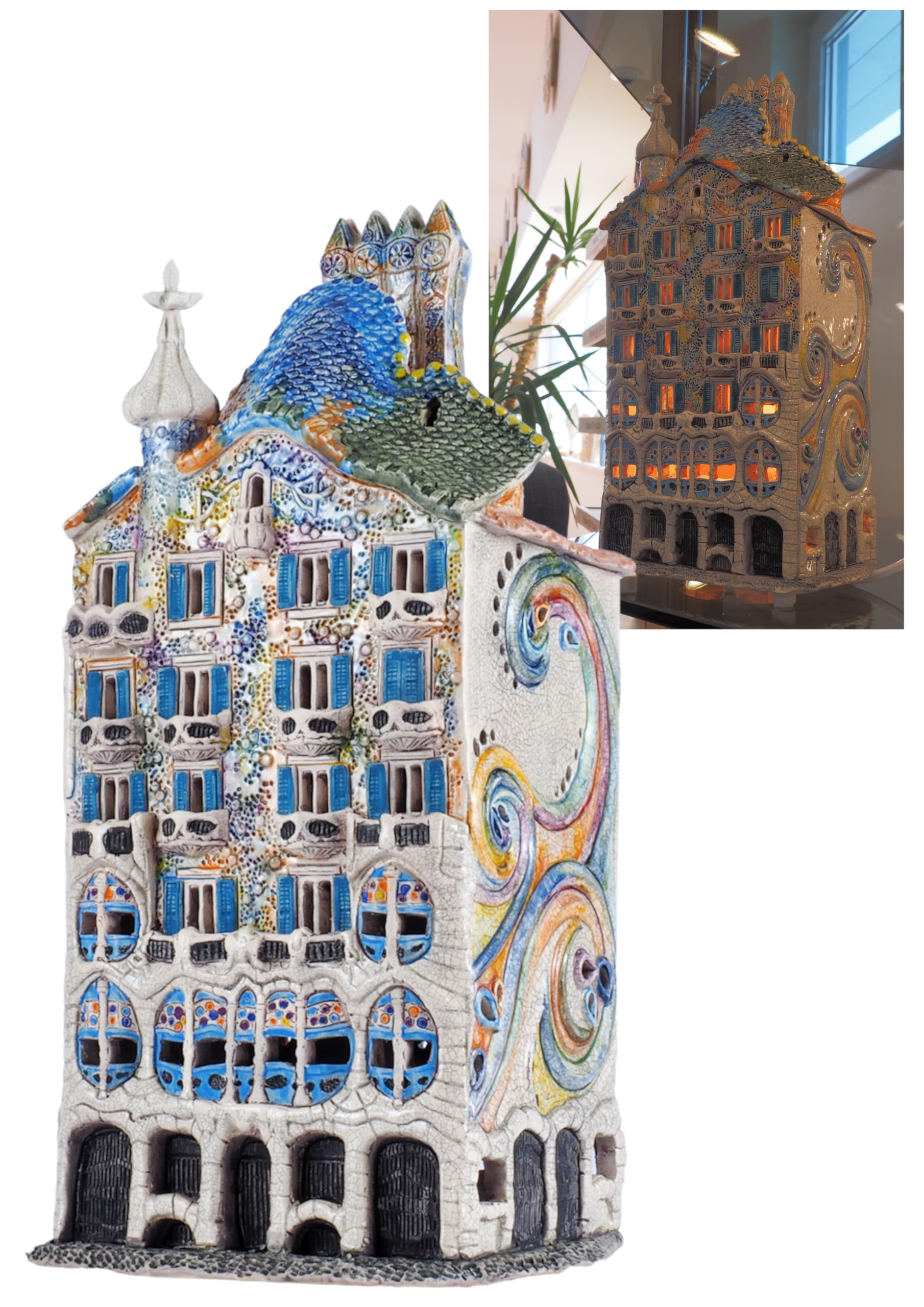 Amazon.com: Midene Ceramic Art Tealight Candle Holder Room