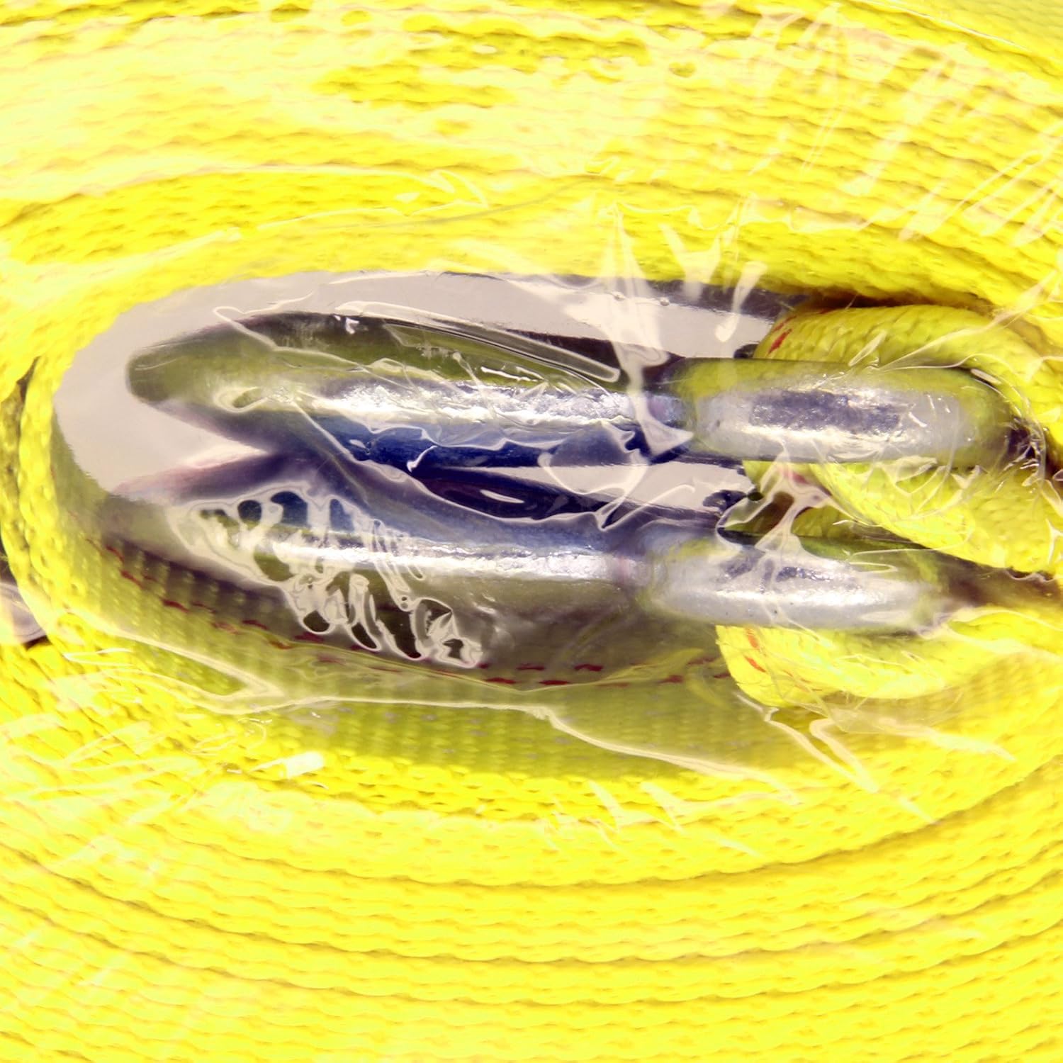 HFS (R) 2" X 30', 4.5 Ton 2 Inch X 30 Ft. Polyester Tow Strap Rope 2 Hooks 10,000lb Towing Recovery