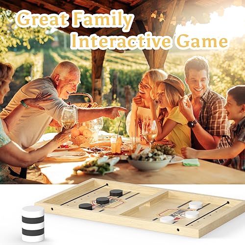 Miniatura 6 de Emocionante juego de disco de cabestrillo rápido,Juego de mesa Crash Bash,Juego de hockey de mesa,Juego de tirachinas de fútbol,Juego de hockey de