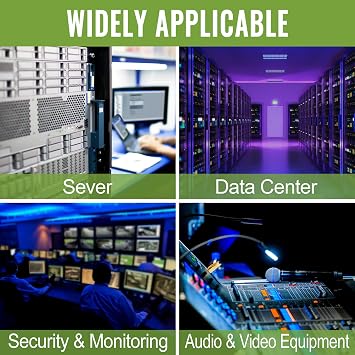 27U Adjustable 4 Post Open Frame Server Rack with Casters for 19 Inch Equipment, Networking, and IT Devices