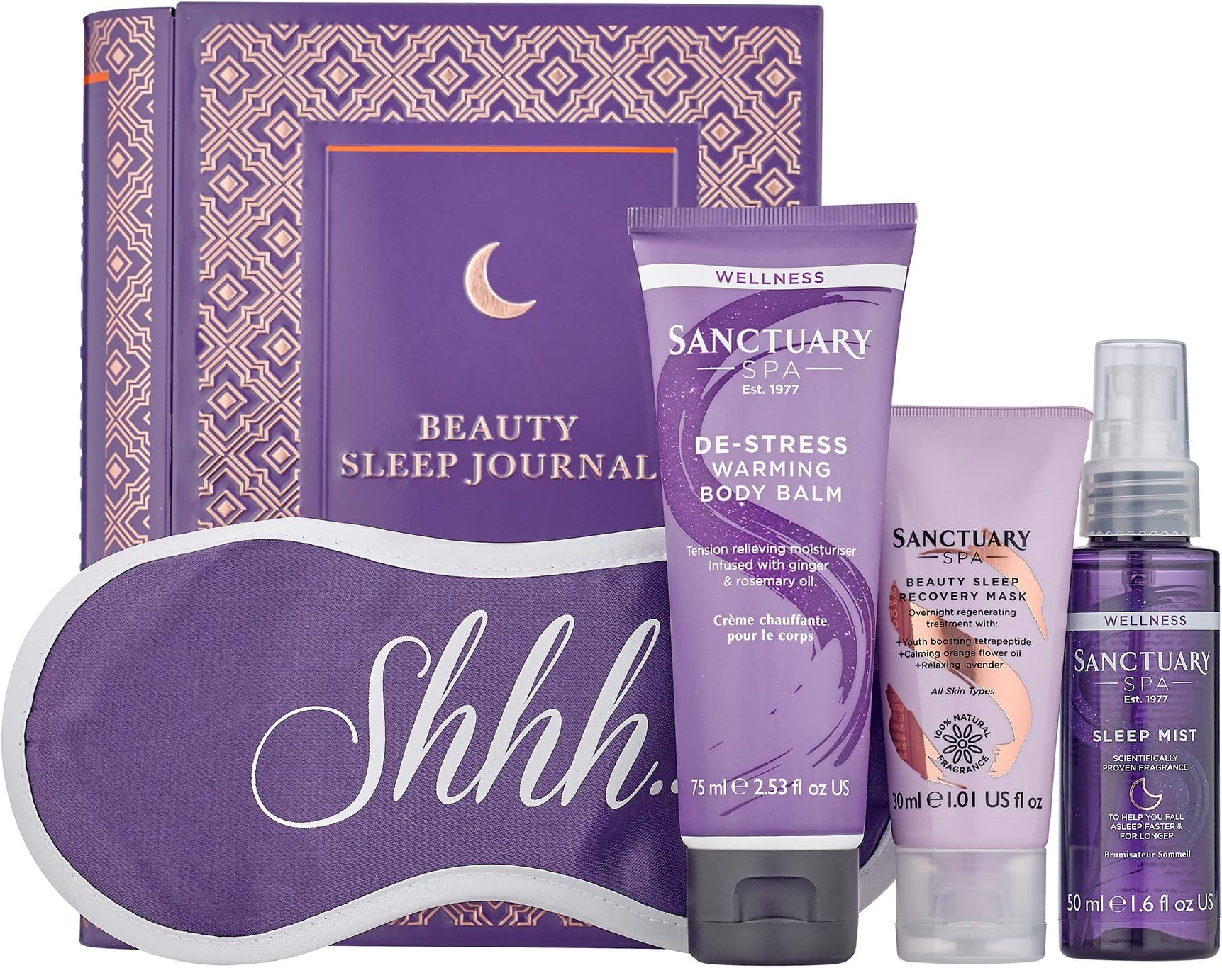 Spa Beauty Sleep Journal Gift Set, Vegan, Wellness Gift for Her, Gift For Women, Womens Gift Sets, Self Care Gift