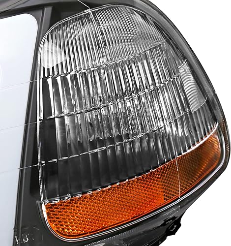 Miniatura 7 de Spec-D Tuning Faros delanteros negros LED Tubo Bar Lámparas Izquierdo+Derecha Compatible con Honda Civic 24Dr 1996-1998