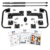 Full (Double) Size DIY Murphy Bed Hardware Kit – Vertical Wall Bed Space-Saving - Budget-Friendly DIY Setup - Made in USA - Hide Away Design Murphy Bed Hardware - Bed Lift Mechanism