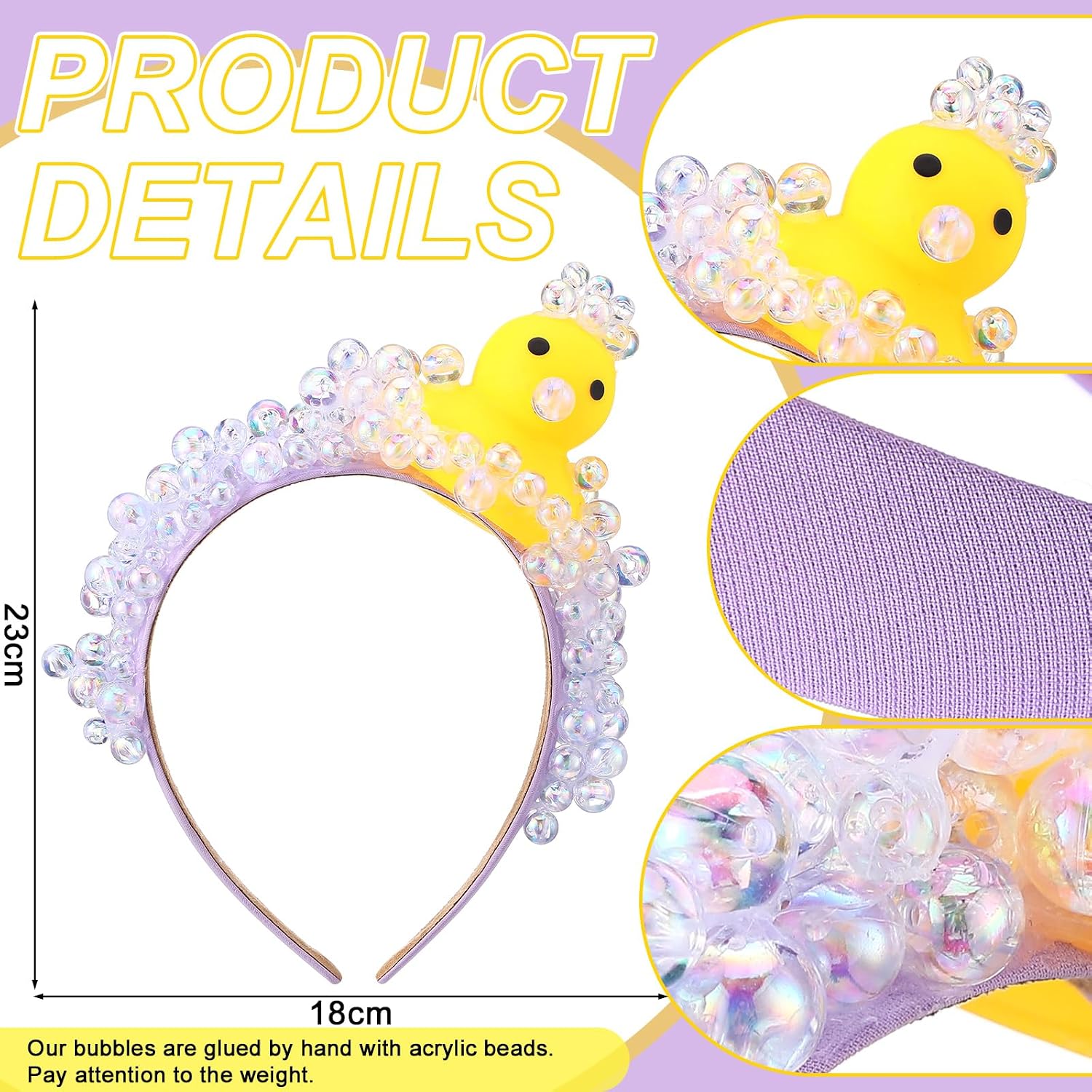 Suncalla Christmas Headband Cosplay Hair Accessory Funny Headband for Adult Christmas Costume Role Play Carnival Party