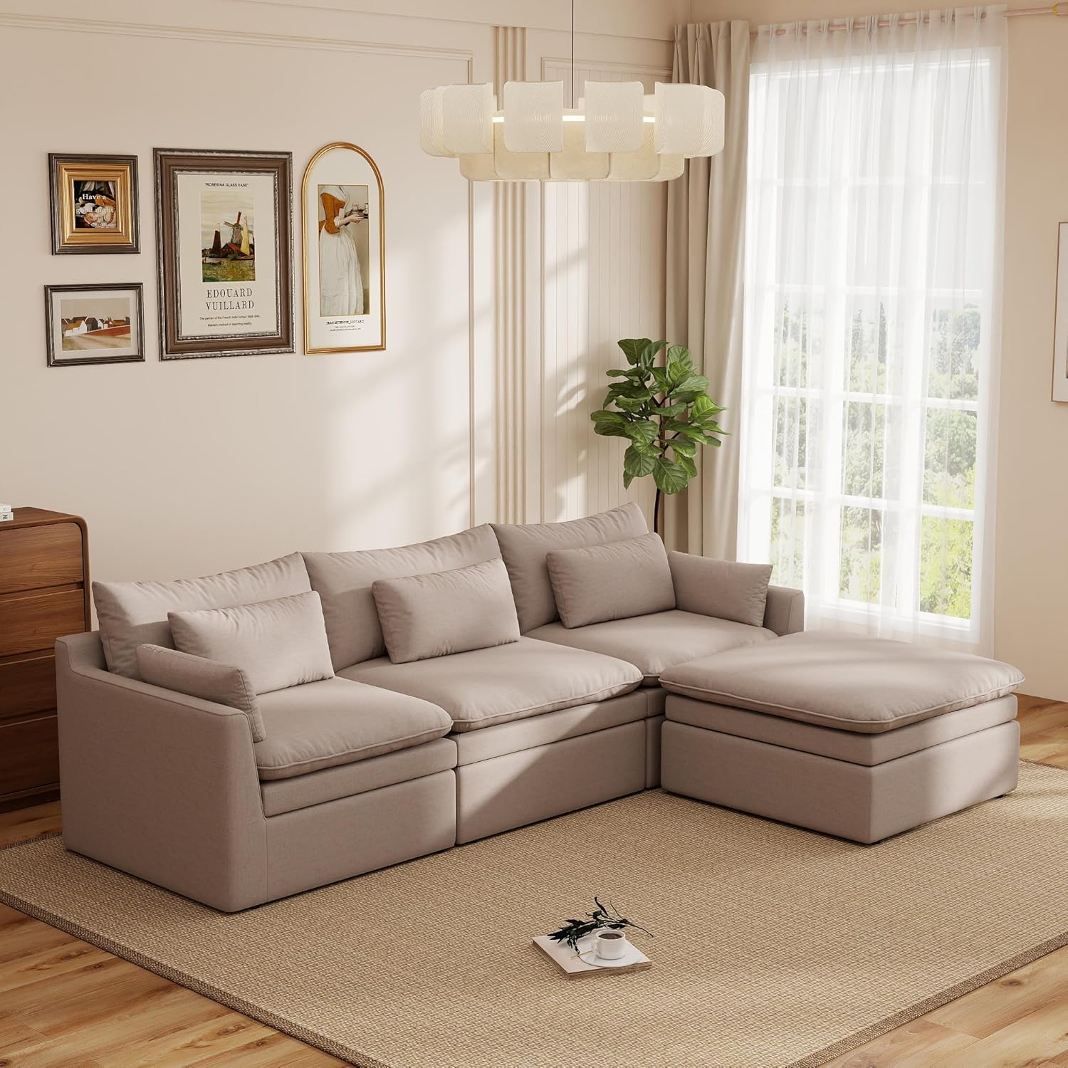 WJShome Modular Sectional Sofa Review: Water-Resistant L-Shaped Cloud Couch