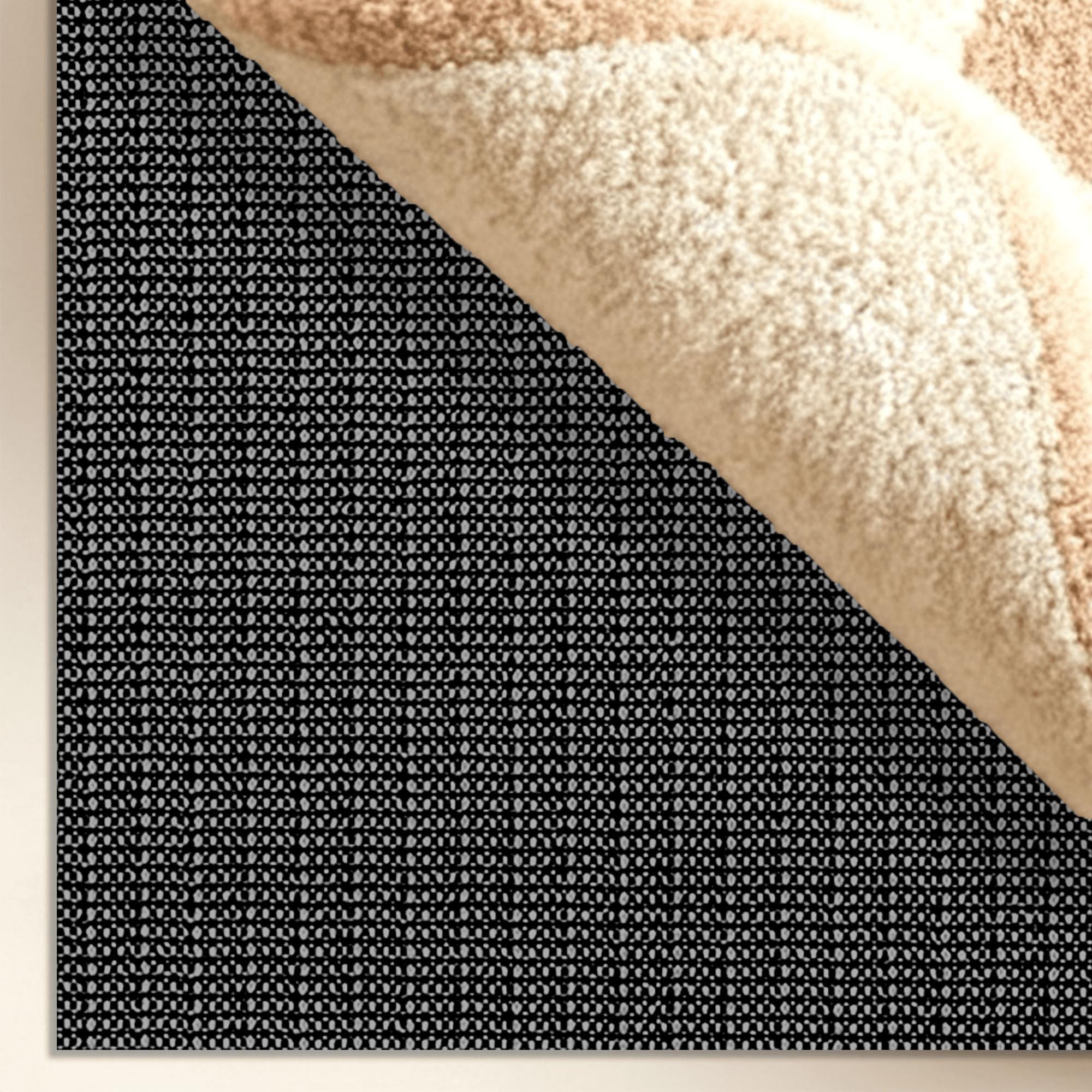 Antideslizante para Alfombras 110 x 350 cm Lavado Fácil Recortable Red Antideslizante para Alfombras Impermeable para Hogar Oficina Carros Cocina Baño, Negro