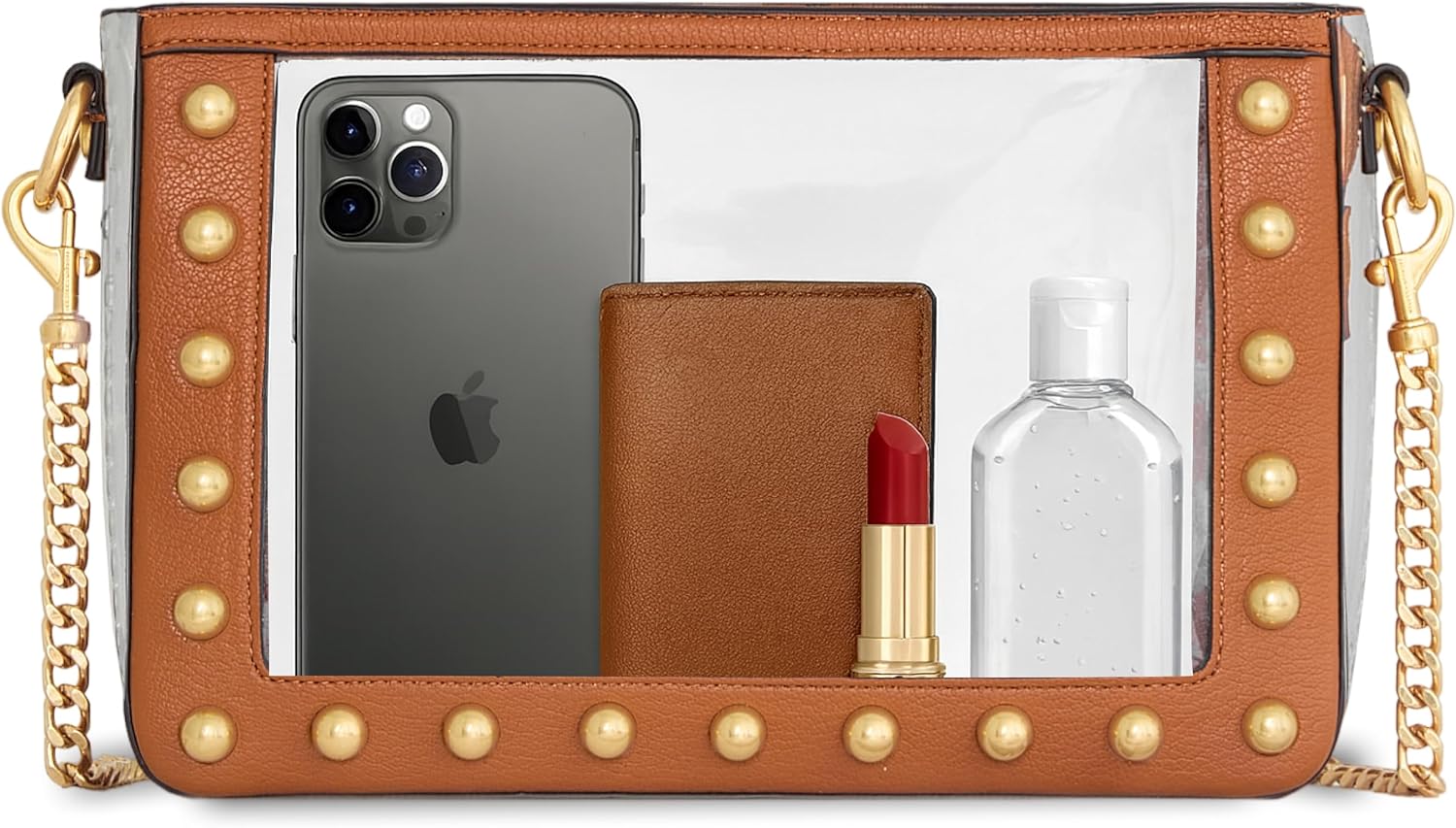 Rebecca Minkoff M.A.B. Clear Crossbody Bag, Stadium Approved Transparent Purse for Concert and Events